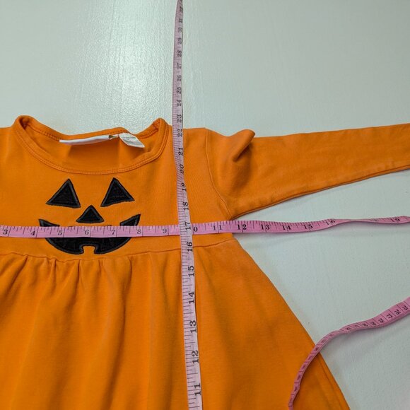 Lolly Wolly Doodle Size 5/6 Halloween Pumpkin Dress Orange - Picture 6 of 10